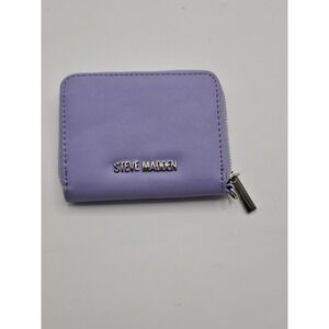 Steve Madden lavender zip-around wallet